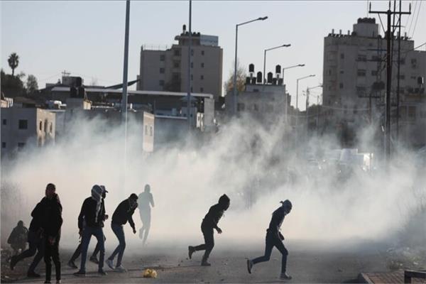 مواجهات بين الفلسطينيين وقوات الاحتلال في مسيرة مُناهضة للاستيطان 