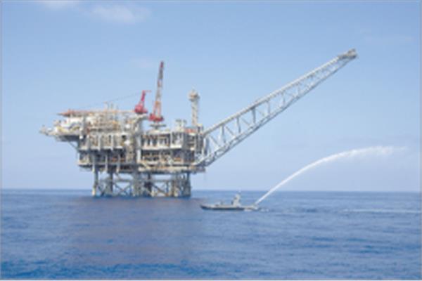  منصة لاستخراج الغاز الاسرائيلى من البحر المتوسط