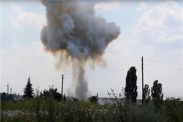 انفجارات ضخمة تهز جنوب أوكرانيا