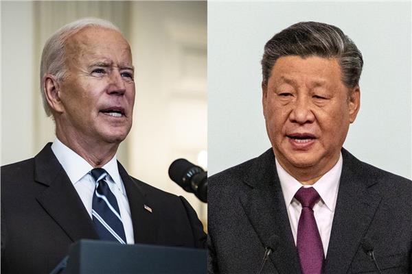 الرئيس الصيني شي جين بينج ونظيره الأمريكي جو بايدن