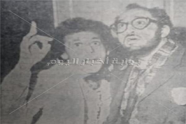 محمود القلعاوي والفنان محمد صبحي