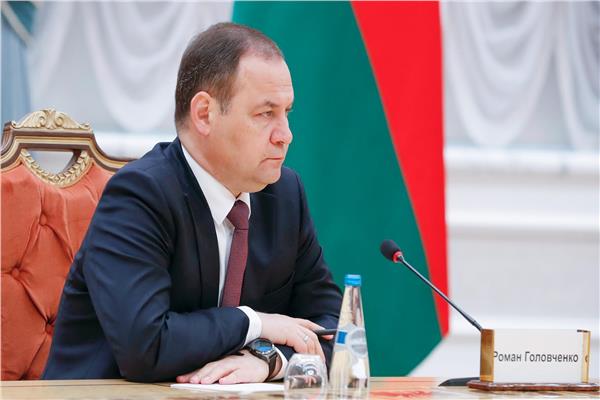  رئيس الوزراء البيلاروسي رومان جالافتشينكو