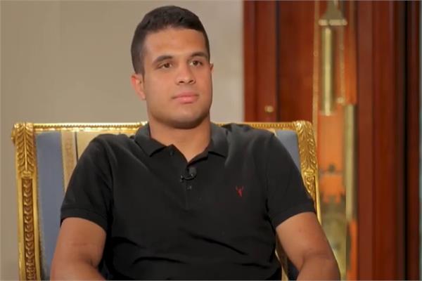 يوسف بدوي لاعب المنتخب الوطني للكاراتيه