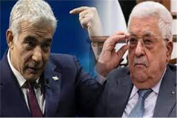 الرئيس الفلسطيني ورئيس الوزراء الإسرائيلي 