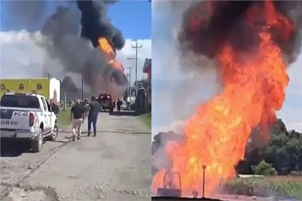 انفجار خط لأنابيب الغاز في المكسيك