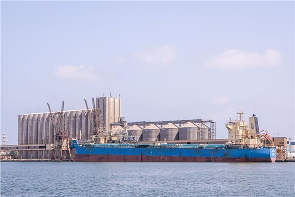 ميناء دمياط يستقبل 63 طن قمح من رومانيا