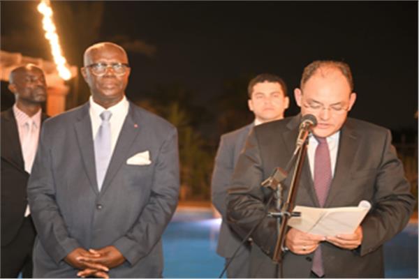 وزير التجارة والصناعة يشارك في الاحتفال باليوم الوطني ال 62 لدولة كوت ديفوار بالقاهرة