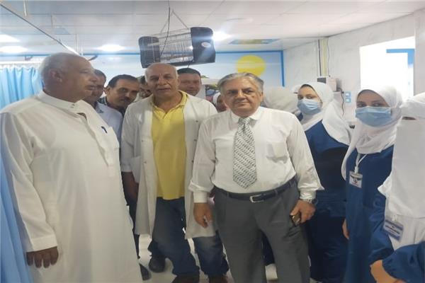 وكيل وزارة الصحة بالدقهلية  يتفقد مستشفى الجمالية المركزى 