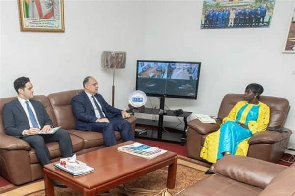 السفير المصري في غينيا كوناكري يلتقي وزيرة البيئة والتنمية المستدامة الغينية