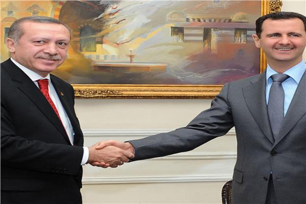 الرئيس السوري بشار الأسد والرئيس التركي رجب طيب أردوغان