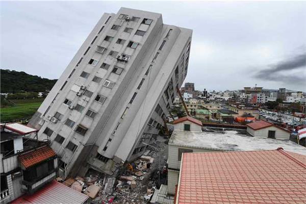 انهيار مبنى تجاري في تايوان - صورة أرشيفية