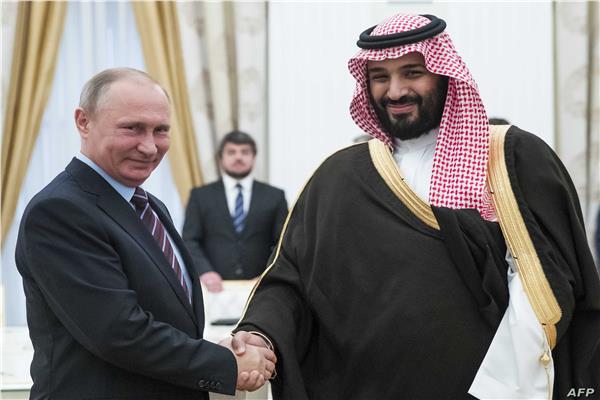 الرئيس الروسي فلاديمير بوتين وولي العهد السعودي محمد بن سلمان