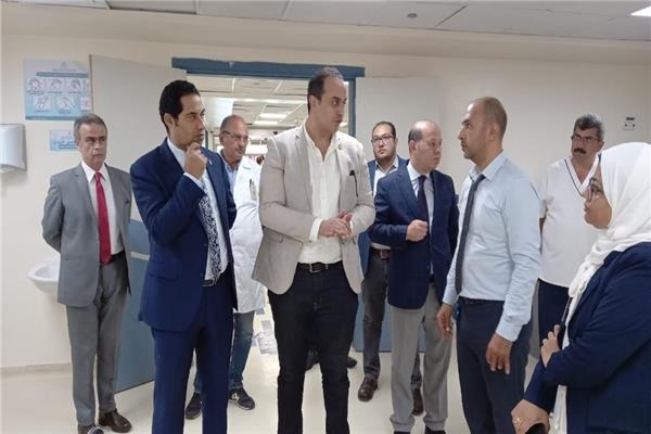 د. السبكي يتفقد مستشفى شرم الشيخ الدولي