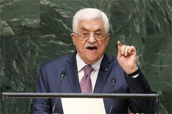  الرئيس الفلسطيني محمود عباس أبو مازن خلال كلمته أمام الجمعية العامة للأمم المتحدة