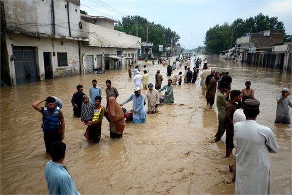 الفيضانات في باكستان