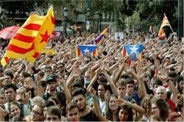 مؤيدوا انفصال كتالونيا - صورة أرشيفية