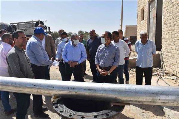  محافظ المنيا يتفقد أعمال صيانة ورفع كفاءة محطتي الصرف الصحي الرئيسية 