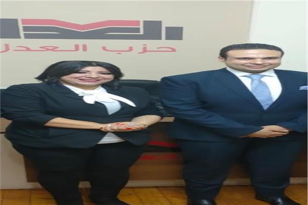 النائب عبدالمنعم إمام مع نرمين ميشيل 