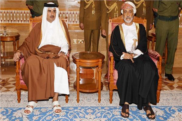 سلطان عمان وأمير قطر