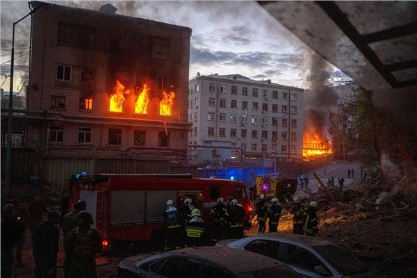 كييف بعد الضربات الصاروخية