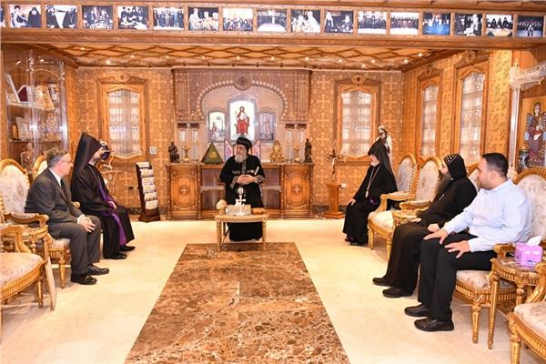 البابا تواضروس يستقبل قائمقام مطران تركيا للأرمن الأرثوذكس