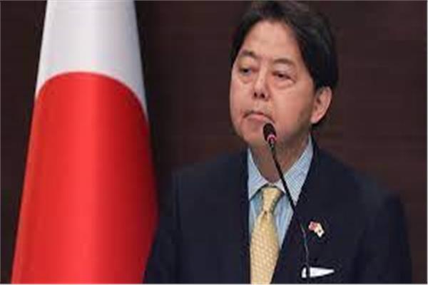 وزير الخارجية الياباني يوشيماسا هاياشي 