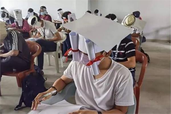 القبعات المضادة للغش للطلاب
