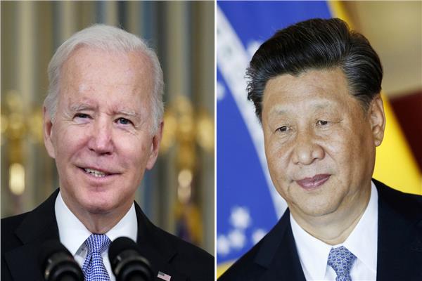 الرئيس الصيني شي جين بينج ونظيره الأمريكي جو بايدن
