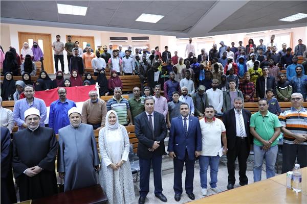 رئيس جامعة الأزهر يشهد احتفالية كلية العلوم الأسلامية للوافدين