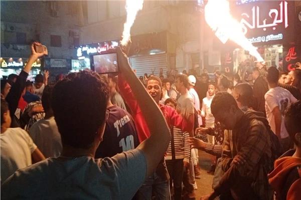 فرحة "القناوية" بفوز الأهلي على الزمالك في السوبر المصري