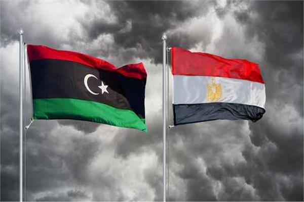 علم مصر وليبيا 