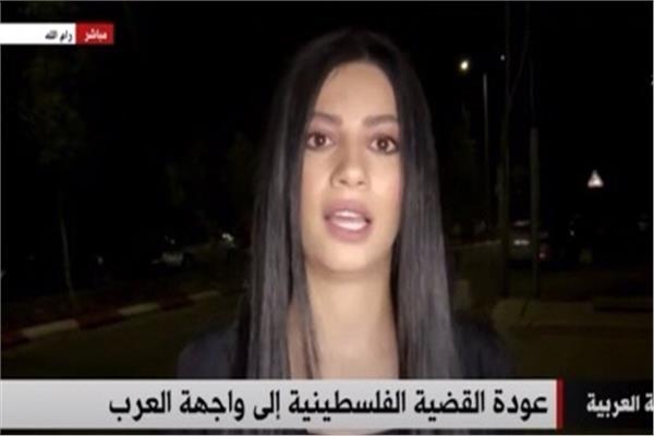 ولاء السلامين، مراسلة قناة «القاهرة الإخبارية» من رام الله