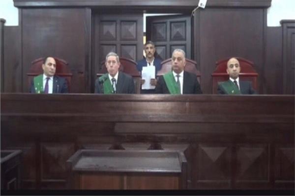 هيئة المحكمة برئاسة المستشار بهاء الدين المري
