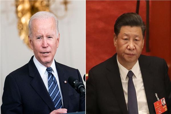 الرئيسين الأميركي جو بايدن ونظيره الصيني شي جين بينج