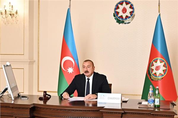 إلهام علييف رئيس جمهورية أذربيجان، الرئيس الحالي لحركة عدم الانحياز