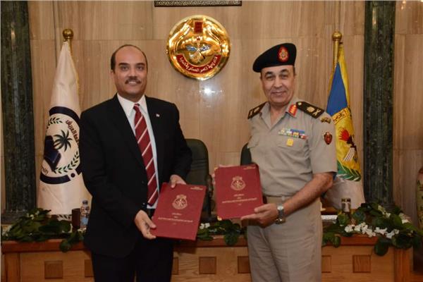 أكاديمية ناصر العسكرية للدراسات العليا توقع بروتوكول تعاون مع جامعة العريش