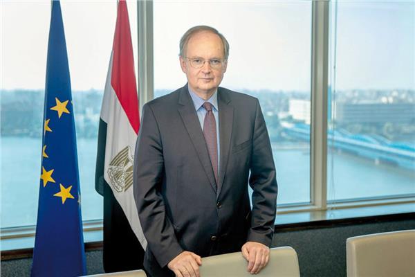 سفير الاتحاد الاوروبى بالقاهرة كريستيان برجر