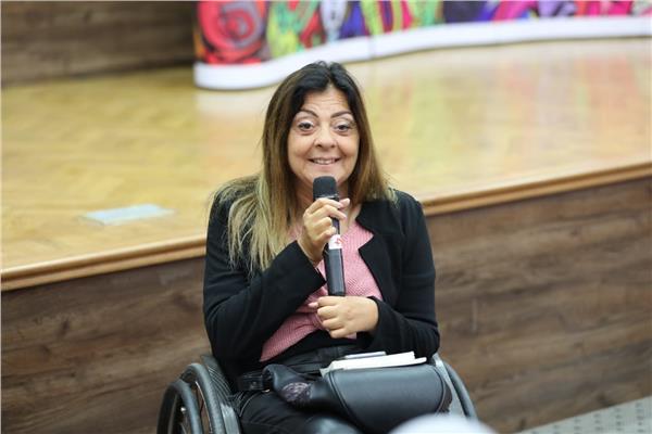 الدكتورة إيمان كريم المشرف العام على المجلس القومي للأشخاص ذوي الإعاقة