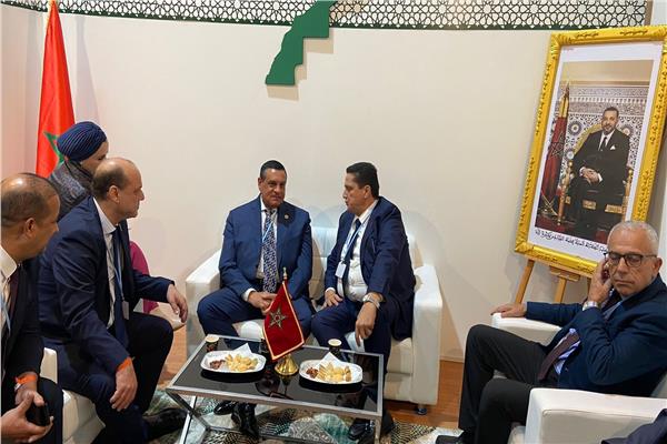 وزير التنمية المحلية يزور جناح المغرب في قمة المناخ