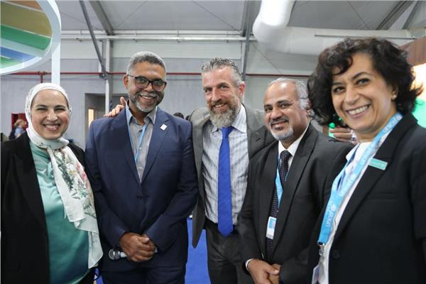 جلسة في جناح الأمم المتحدة على هامش قمة المناخ