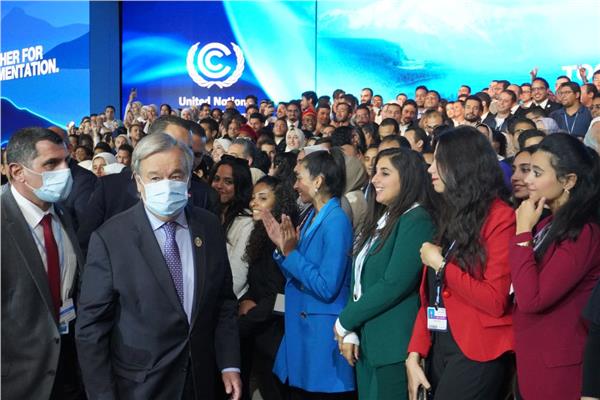 جوتيريش في مؤتمر المناخ
