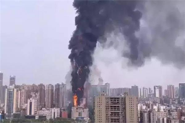  حريق بمبنى سكني في شينجيانج 
