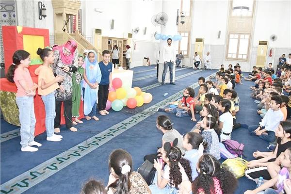 البرنامج التثقيفى للأطفال بالمسجد الأحمر بالرحاب 