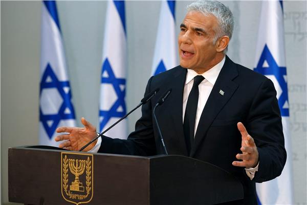  رئيس الوزراء الإسرائيلي المنتهية ولايته يائير لابيد