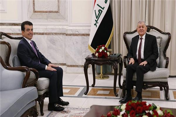 رئيس جمهورية العراق يستقبل المدير العام للإيسيسكو في قصر بغداد     