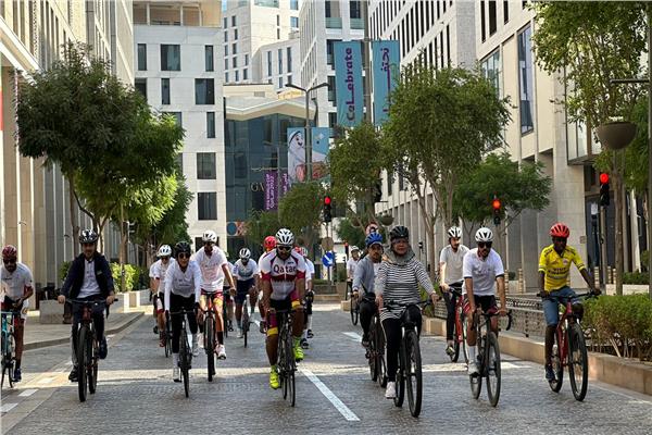برنامج الأمم المتحدة للمستوطنات البشرية يستقلون الدراجات للتوعية بأهداف التنمية المستدامة
