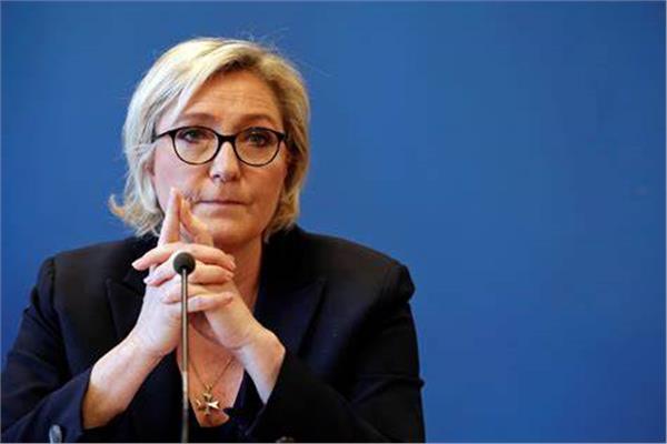 رئيسة كتلة حزب "التجمع الوطني" في البرلمان الفرنسي مارين لوبان