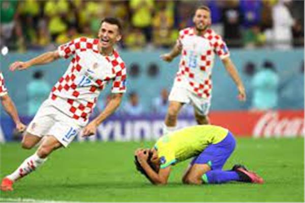 فوز منتخب كرواتيا على منتخب البرازيل.