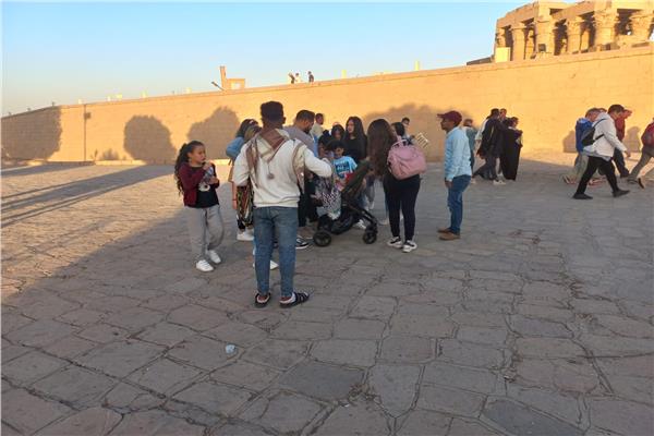 مرسي معبد كوم امبو يستقبل ٨١ باخرة سياحية 