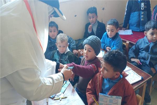  تعليم البحيرة : مشاركة جميع المدارس في  فاعليات الحملة القومية للتطعيم ضد مرض شلل الأطفال